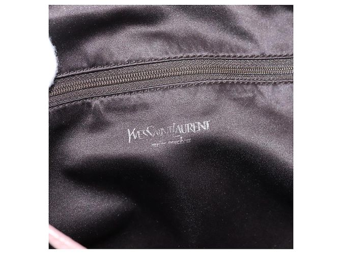 Autre Marque Borsa Tote SAINT LAURENT Kahala Canvas Pink Silver 121631 Auth BA15529A Argento Rosa - vista 17