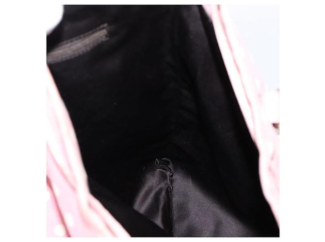 Autre Marque Borsa Tote SAINT LAURENT Kahala Canvas Pink Silver 121631 Auth BA15529A Argento Rosa - vista 19
