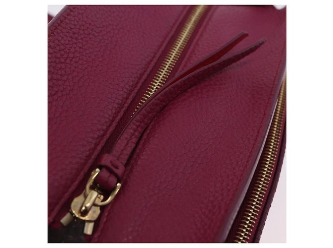 Borsa Salvatore Ferragamo Gancini in pelle 2way Rosa Tono Oro Auth 204579A - vista 20