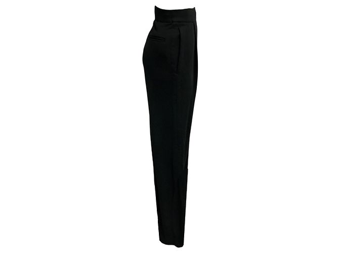 Pantalones de chándal Dries Van Noten Black Hartia de algodón Negro - vista 2