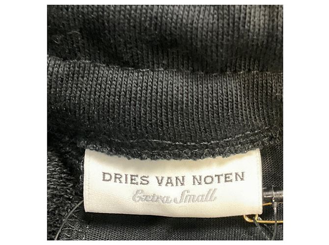 Pantalones de chándal Dries Van Noten Black Hartia de algodón Negro - vista 4