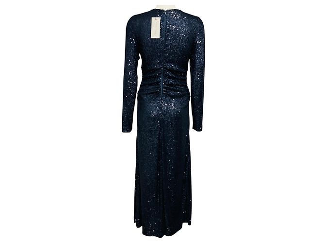 Autre Marque Cara Cara Midnight Sequined Maisy Kleid Marineblau - Ansicht 3