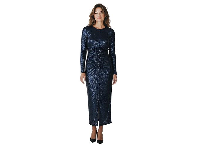 Autre Marque Cara Cara Midnight Sequined Maisy Kleid Marineblau - Ansicht 6