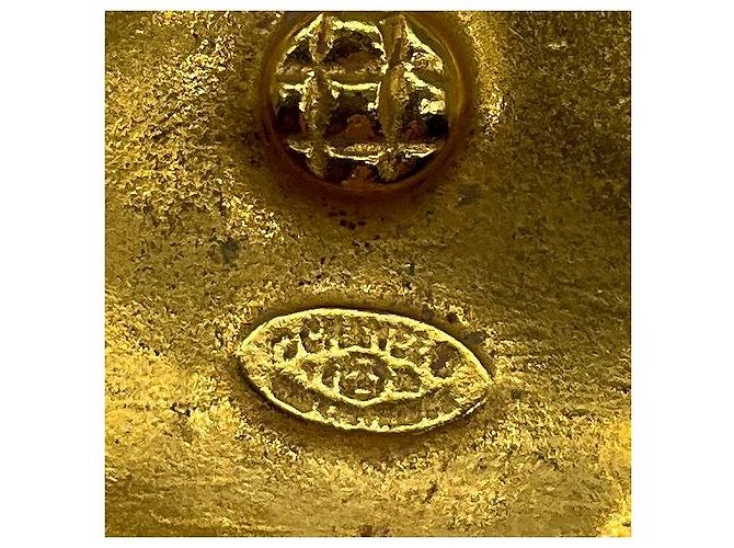 Orecchini a clip Chanel Vintage 1994 Gold CC Logo D'oro - vista 6