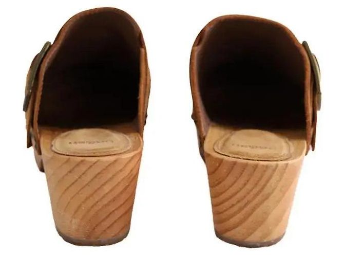 Ba&Sh Clogs aus Wildleder camel Kamel - Ansicht 2