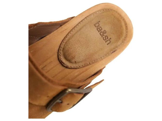 Ba&Sh Clogs aus Wildleder camel Kamel - Ansicht 4