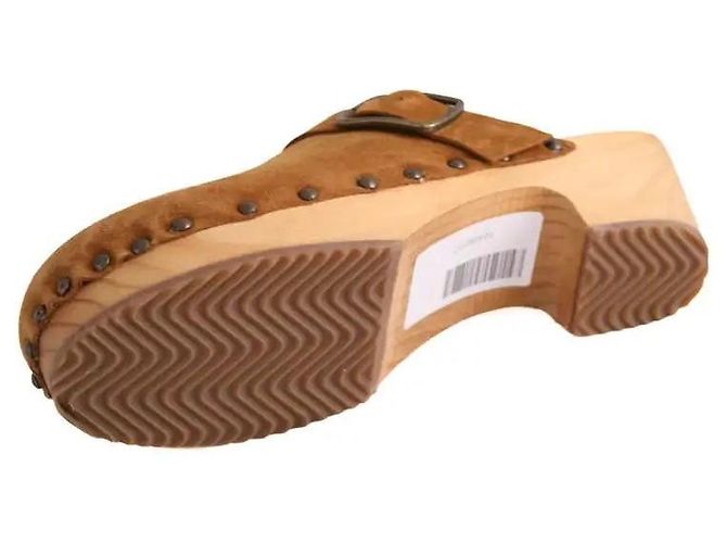 Ba&Sh Clogs aus Wildleder camel Kamel - Ansicht 6