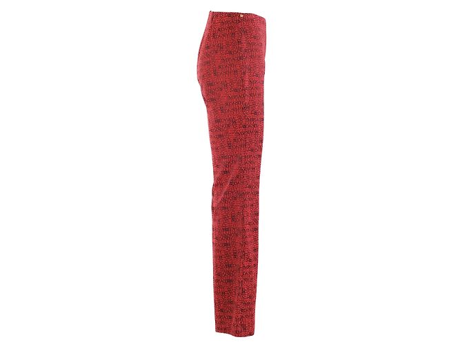 Versace Classic V2 Logo-Jacquard ausgestellte Hose Rot - Ansicht 2