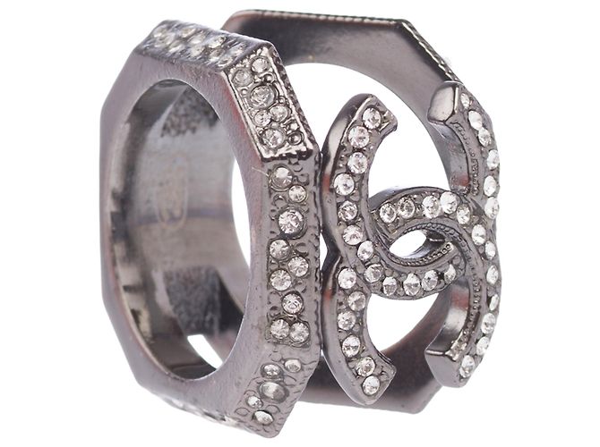 CHANEL CC Schmuck aus silbernem Metall - 103910 - Ansicht 2