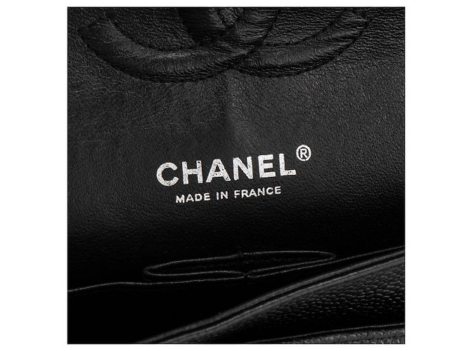 CHANEL - Borsa a tracolla Classique/Timeless 11.12 Chanel in pelle caviar nera Nero - vista 6