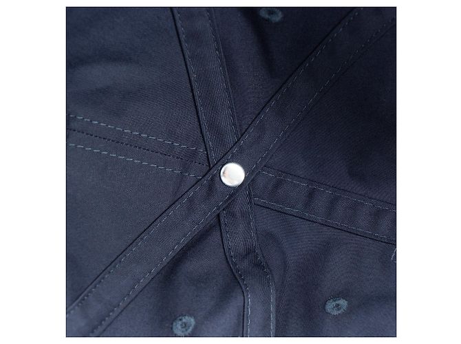 LOUIS VUITTON - Cappellino Signature Louis Vuitton in tela blu navy (S) - vista 4