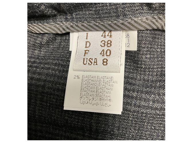 Brunello Cucinelli Karierte Stretch-Wollhose in Anthrazitgrau - Ansicht 5