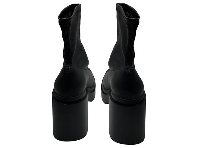 Botines de plataforma en piel stretch negra Robert Clergerie Negro - vista 5
