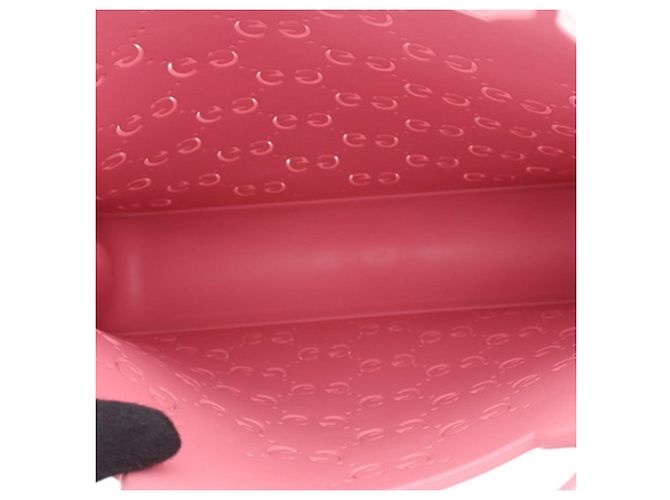 Borsa Tote in gomma GG per bambini Gucci rosa - vista 4