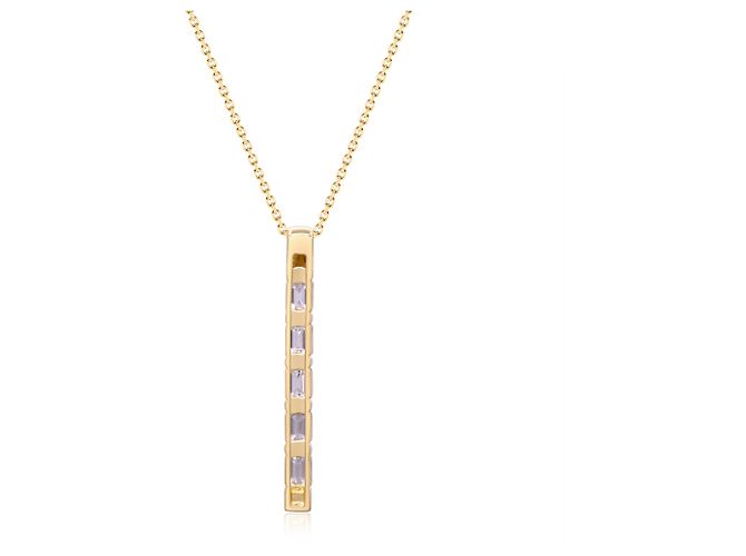 Autre Marque Pendente in Oro Giallo con Diamanti di Laboratorio 1.2 ctw - vista 2