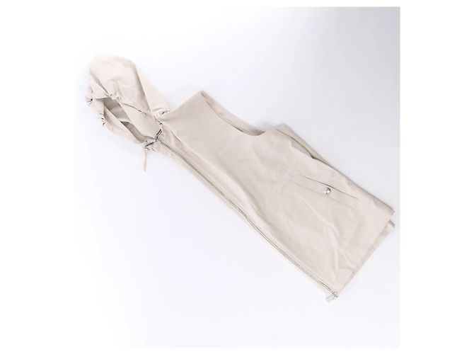 Autre Marque Eleventy Kapuzenweste mit Reißverschluss in Beige, Größe 50 IT - Ansicht 4