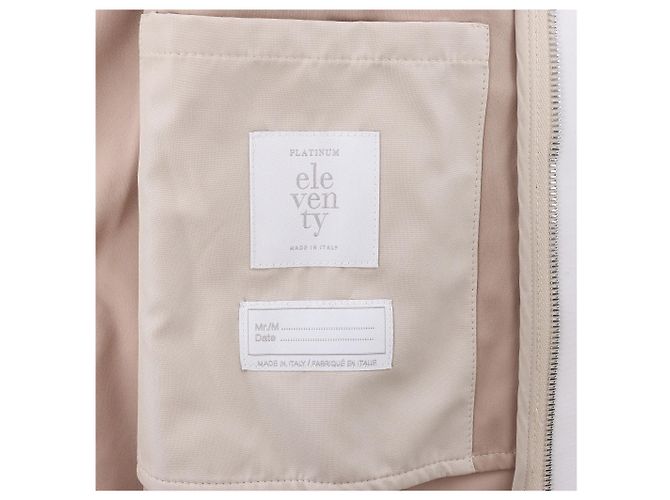 Autre Marque Eleventy Kapuzenweste mit Reißverschluss in Beige, Größe 50 IT - Ansicht 9