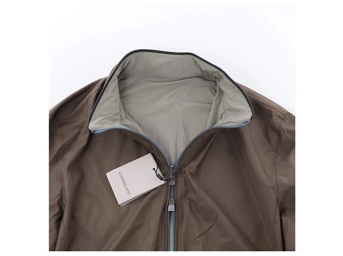 Corneliani Reversible Jacket in Brown, Size 50 IT - view 2
