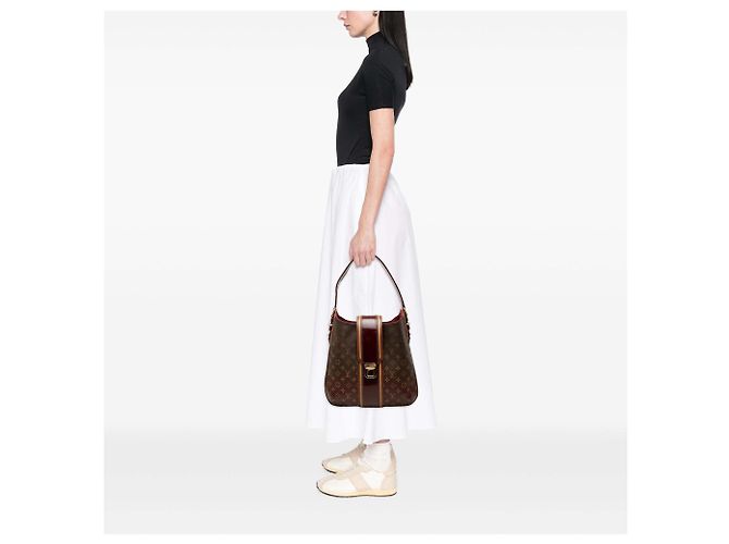 Borsa a tracolla Louis Vuitton Monogram Mirage Musette Marrone - vista 6