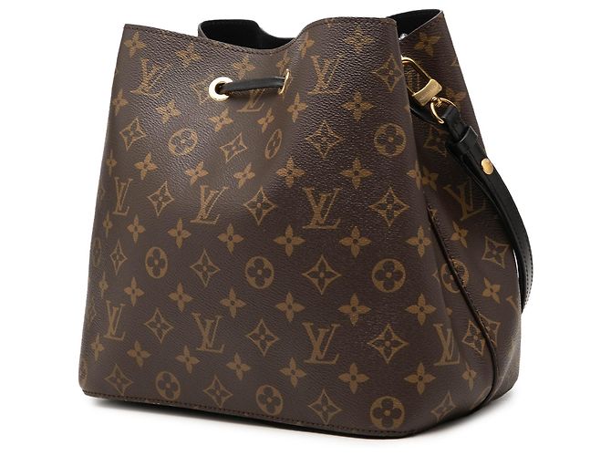 Saco Balde Louis Vuitton Monogram Neonoe MM Castanho Marrom - vista 2