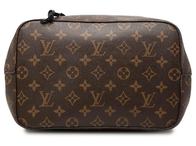 Saco Balde Louis Vuitton Monogram Neonoe MM Castanho Marrom - vista 3