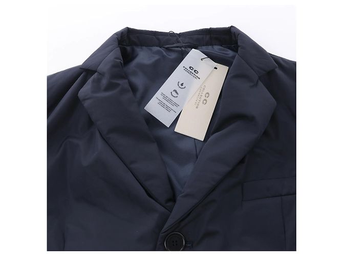 Autre Marque CC Collection Corneliani Steppjacke in Navy Blue, Größe 50 IT Marineblau - Ansicht 2