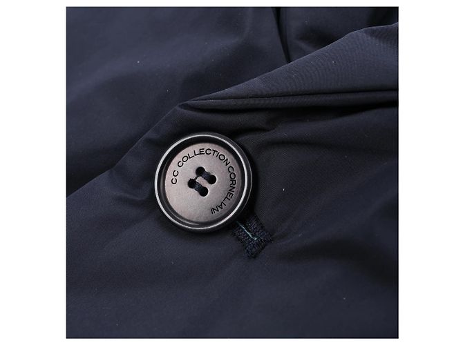 Autre Marque CC Collection Corneliani Steppjacke in Navy Blue, Größe 50 IT Marineblau - Ansicht 3