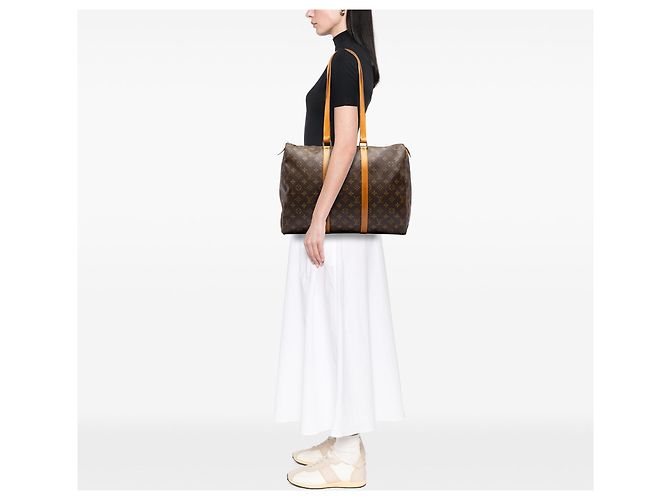 Borsa da viaggio Louis Vuitton Monogram Sac Flanerie 45 Marrone - vista 7