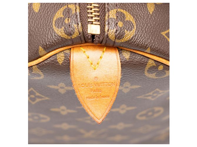 Mala de Viagem Louis Vuitton Monogram Keepall 50 Castanha Marrom - vista 5