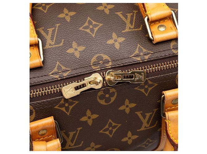 Mala de Viagem Louis Vuitton Monogram Keepall 50 Castanha Marrom - vista 6