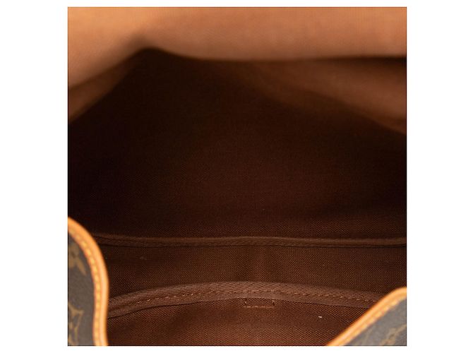 Borsa a tracolla Louis Vuitton Monogram Saumur 25 Marrone - vista 4