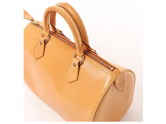 Borsa Louis Vuitton Speedy 30 in pelle Nomade, Light Brown M85392 Cammello - vista 3
