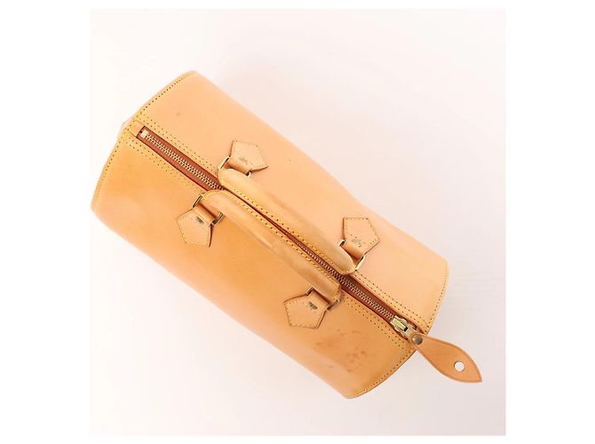 Borsa Louis Vuitton Speedy 30 in pelle Nomade, Light Brown M85392 Cammello - vista 6