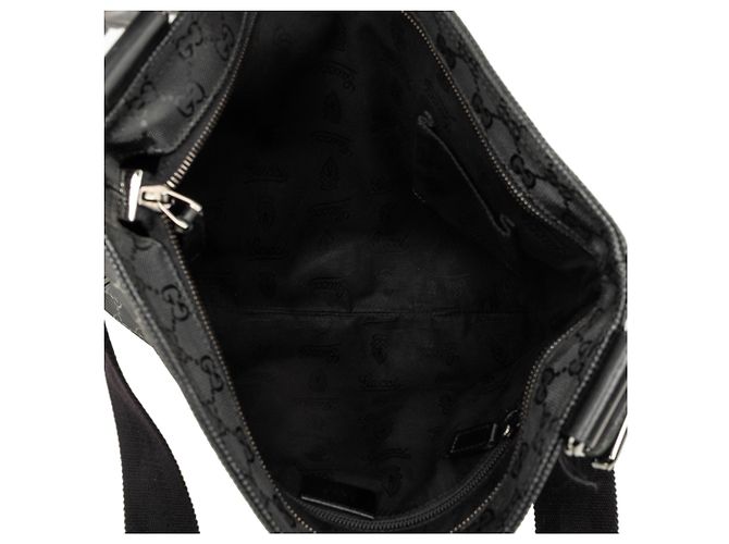 Borsa Crossbody Gucci GG Stampata Nera Nero - vista 4
