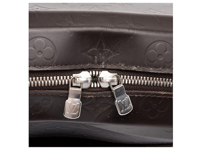Borsa Business Steve Louis Vuitton Monogram Glace Marrone - vista 7