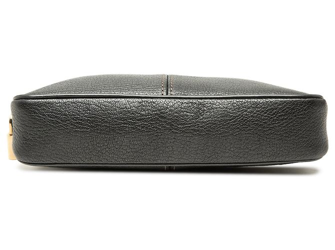 Clutch Louis Vuitton Suhali Lockit Nera Nero - vista 3