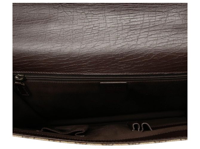 Borsa business Gucci GG Supreme beige - vista 4