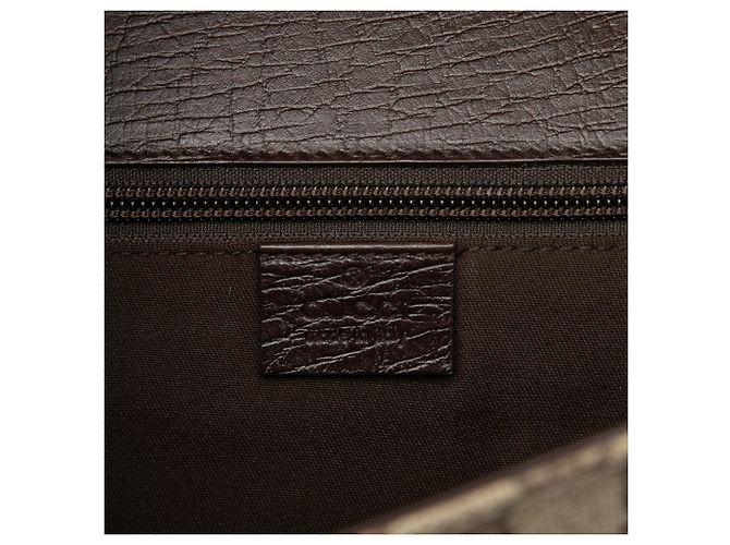 Borsa business Gucci GG Supreme beige - vista 5