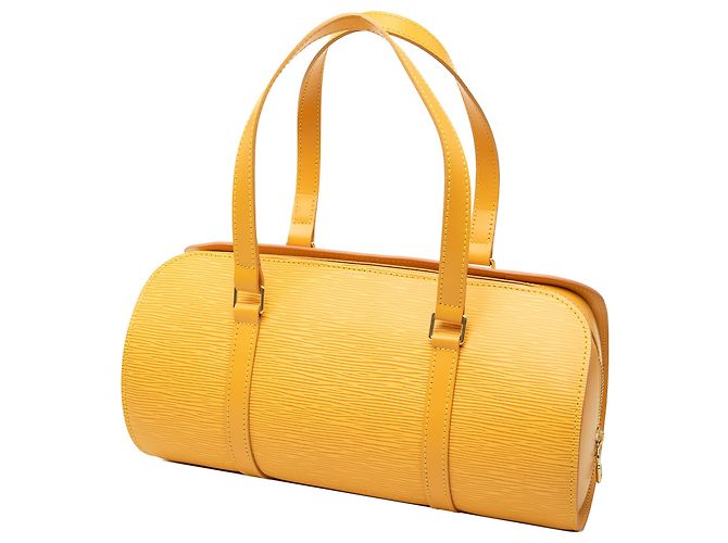 Borsa Louis Vuitton Epi Soufflot Gialla Giallo - vista 2
