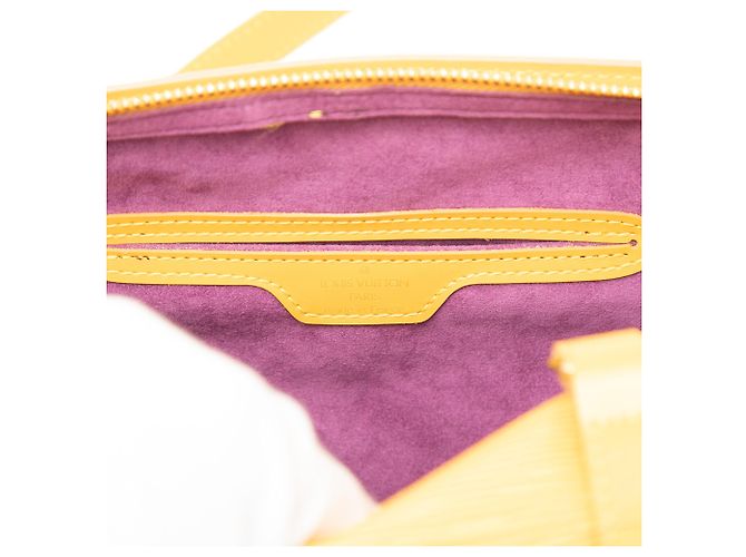 Borsa Louis Vuitton Epi Soufflot Gialla Giallo - vista 5