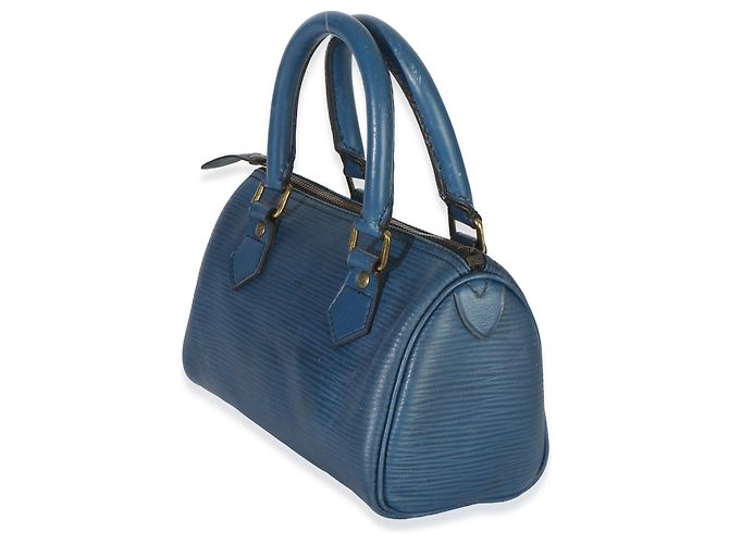 Louis Vuitton Blue Epi Mini Speedy HL Blau - Ansicht 3