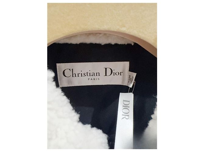 Autre Marque Dior Ärmellose Shearling Westenjacke Mehrfarben - Ansicht 2