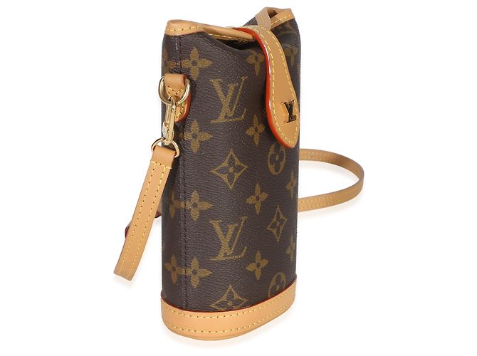 Pochette pliante Louis Vuitton Monogram Canvas Marron - vue 4
