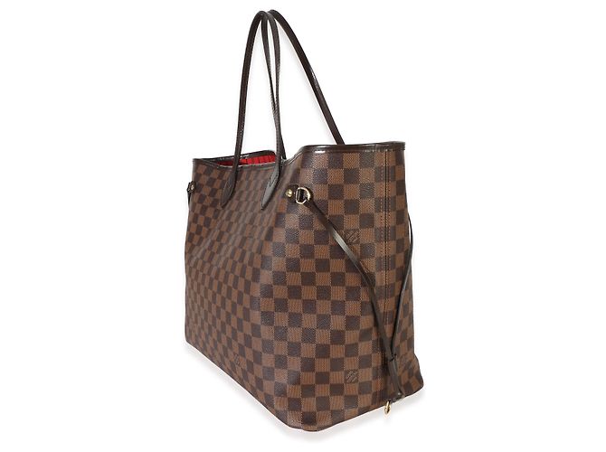 Louis Vuitton Damier Ebene Canvas Neverfull GM Braun - Ansicht 3