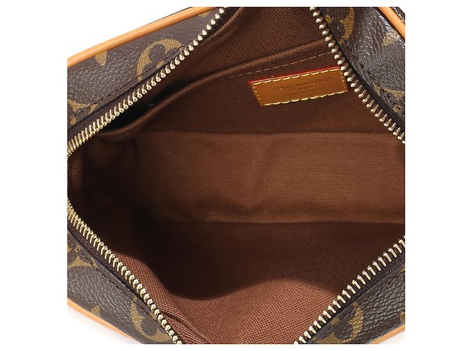 Cartera Trocadero de lona Monogram Louis Vuitton Castaño - vista 5