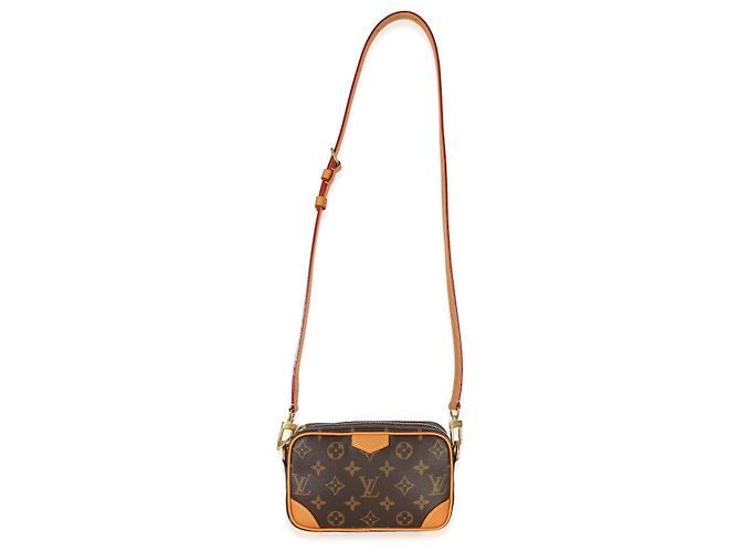 Cartera Trocadero de lona Monogram Louis Vuitton Castaño - vista 7