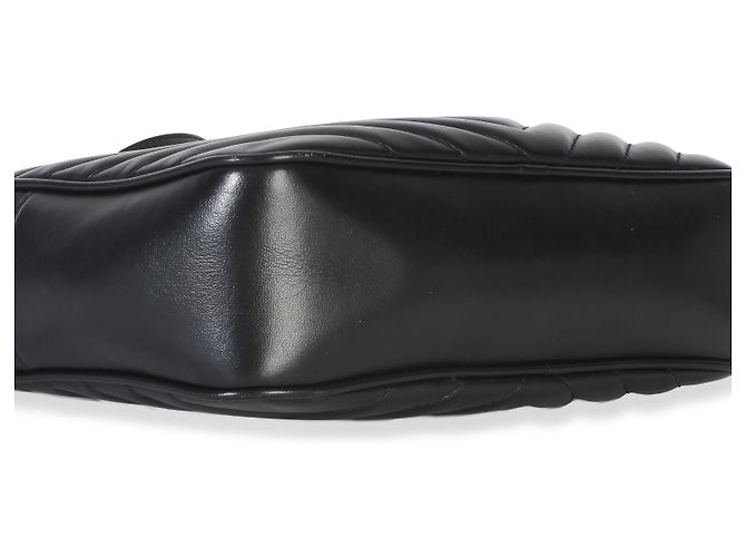 Autre Marque Saint Laurent Black Matelasse Calfskin Lou Camera Nero - vista 7