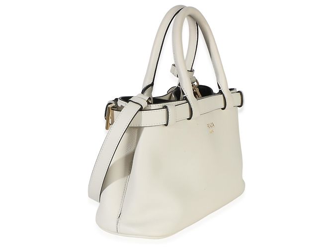 Prada Bolso de hombro Small Belt en Nappa blanco - vista 4