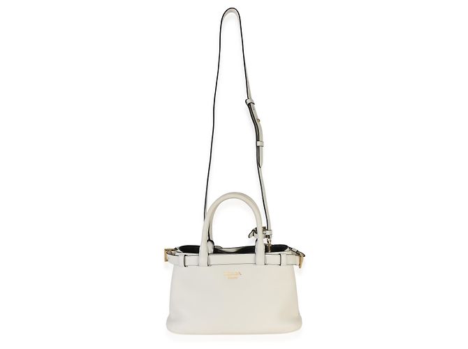 Prada Bolso de hombro Small Belt en Nappa blanco - vista 5