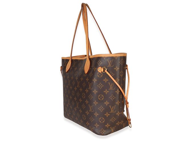 Louis Vuitton Monogram Canvas Neverfull MM Marrom - vista 3